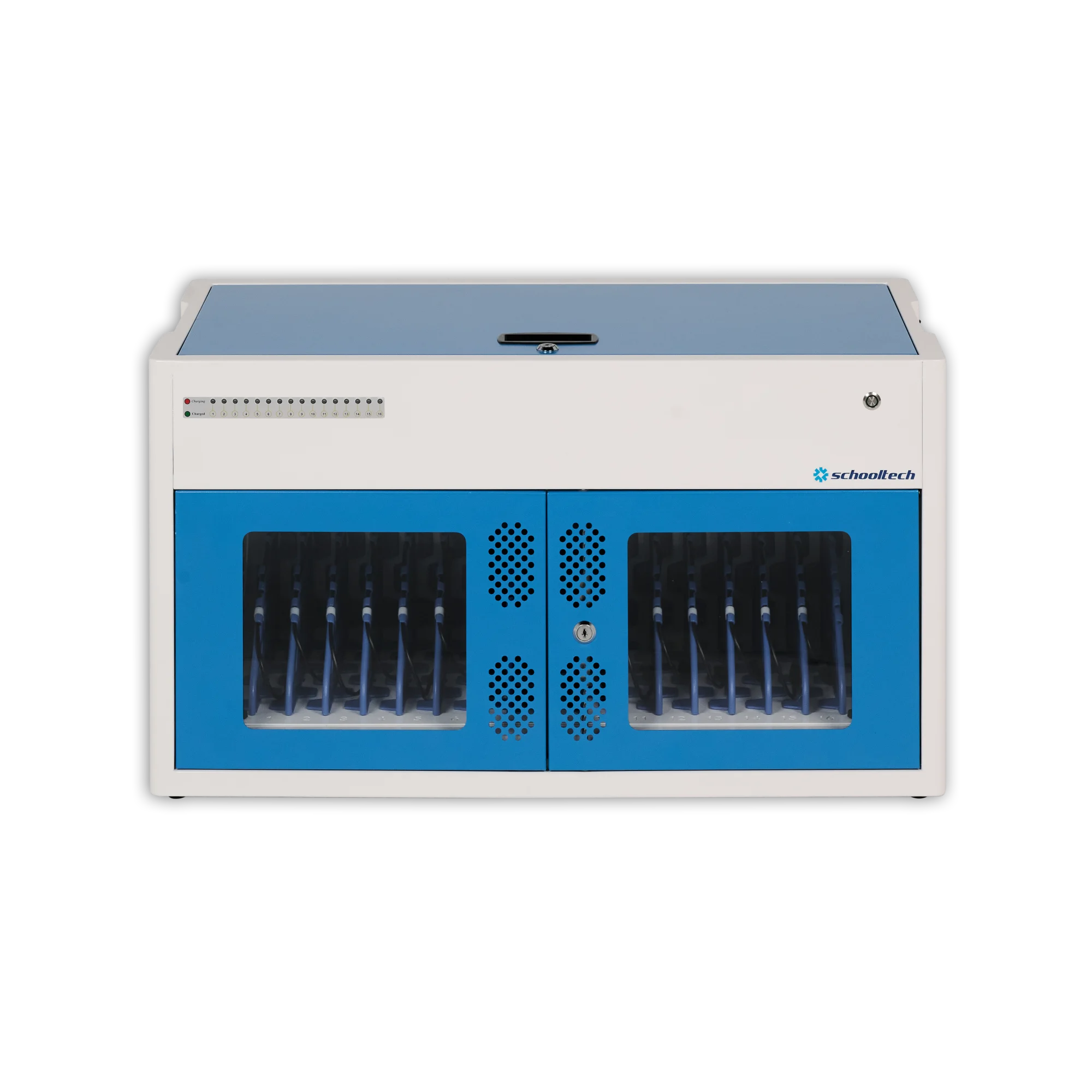 SchoolTech 16 USB-C Charging Cabinet – Plus