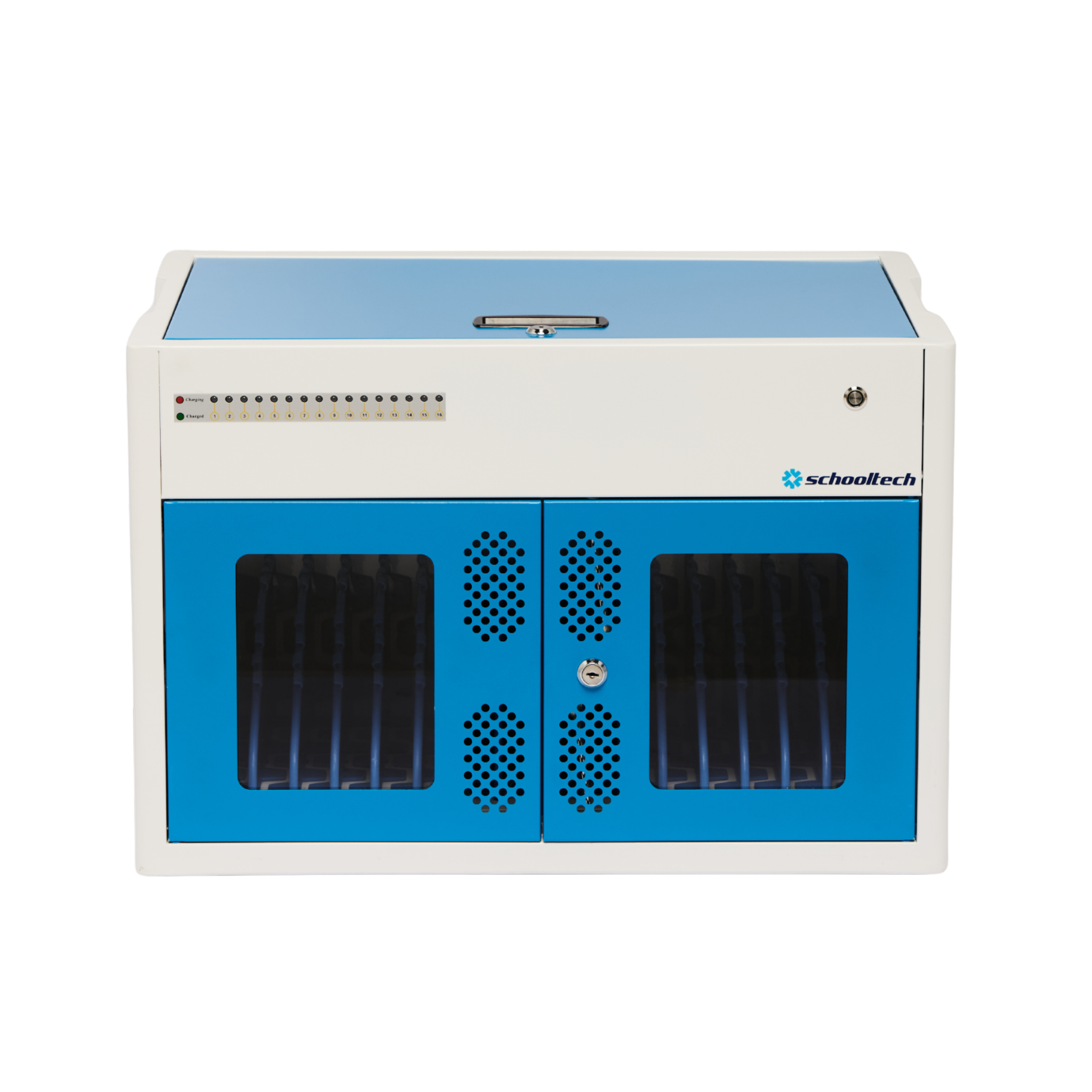 SchoolTech 16 USB-C Charging Cabinet - Compact